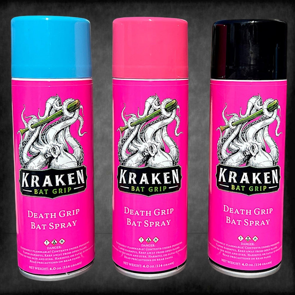 Kraken Death Grip Bat Spray - Hot Pink Bubblegum