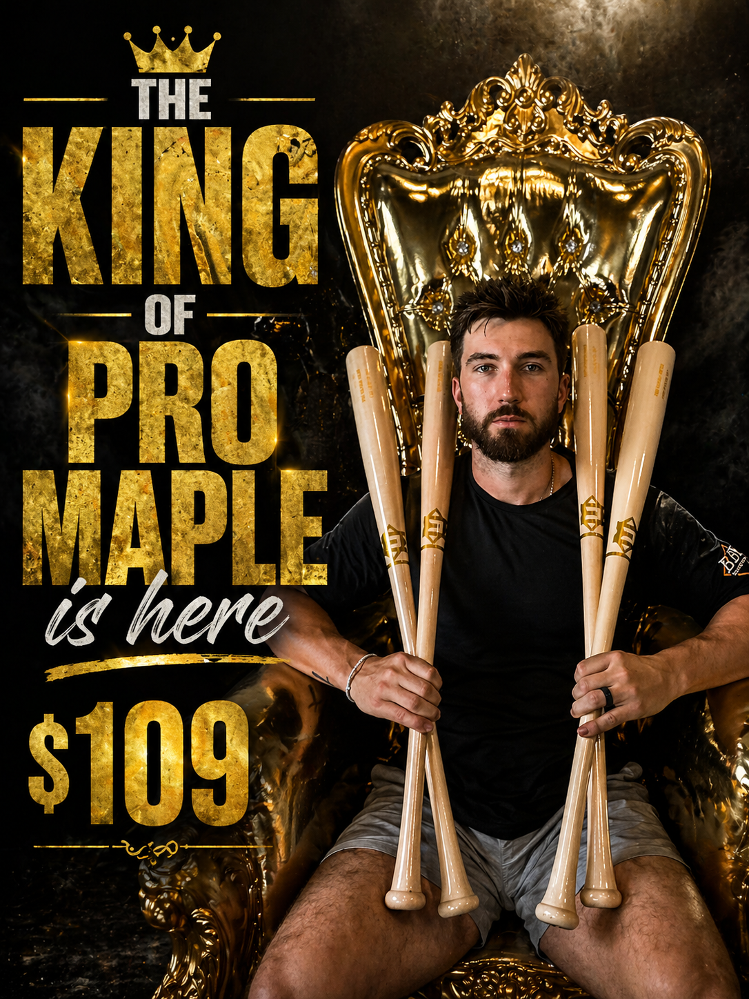 <span>MINE BASEBALL'S</span> <br> BEST PRO BATS IN THE GAME