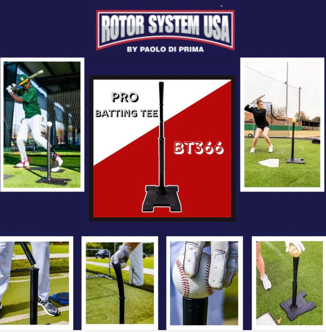 USA BT366 Pro Series Adjustable Baseball / Softball Batting Tee